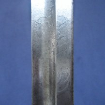 British Victorian 1846 Pattern Naval Warrant Officers Sword, Rare Black Grip with Lion Pommel 25